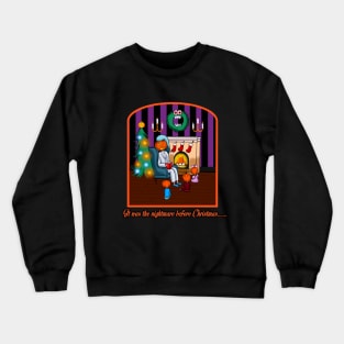 Christmas Halloween ,The Night Before Crewneck Sweatshirt